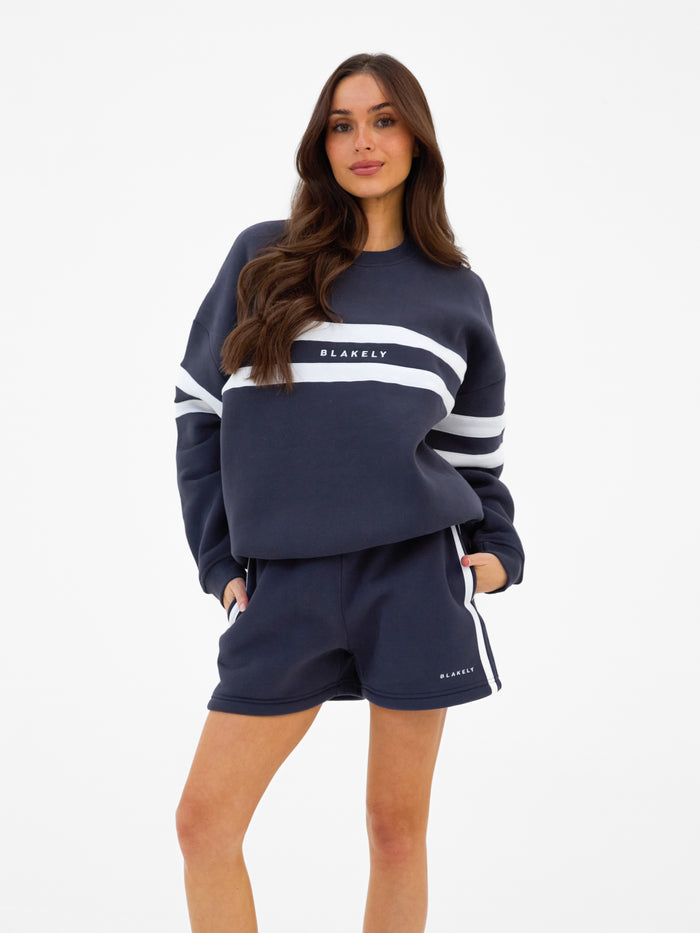 Amber Oversized Jumper - True Navy