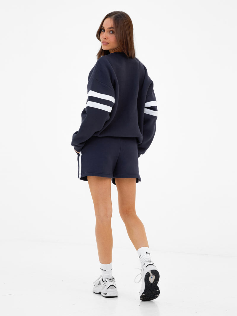 Amber Oversized Jumper - True Navy