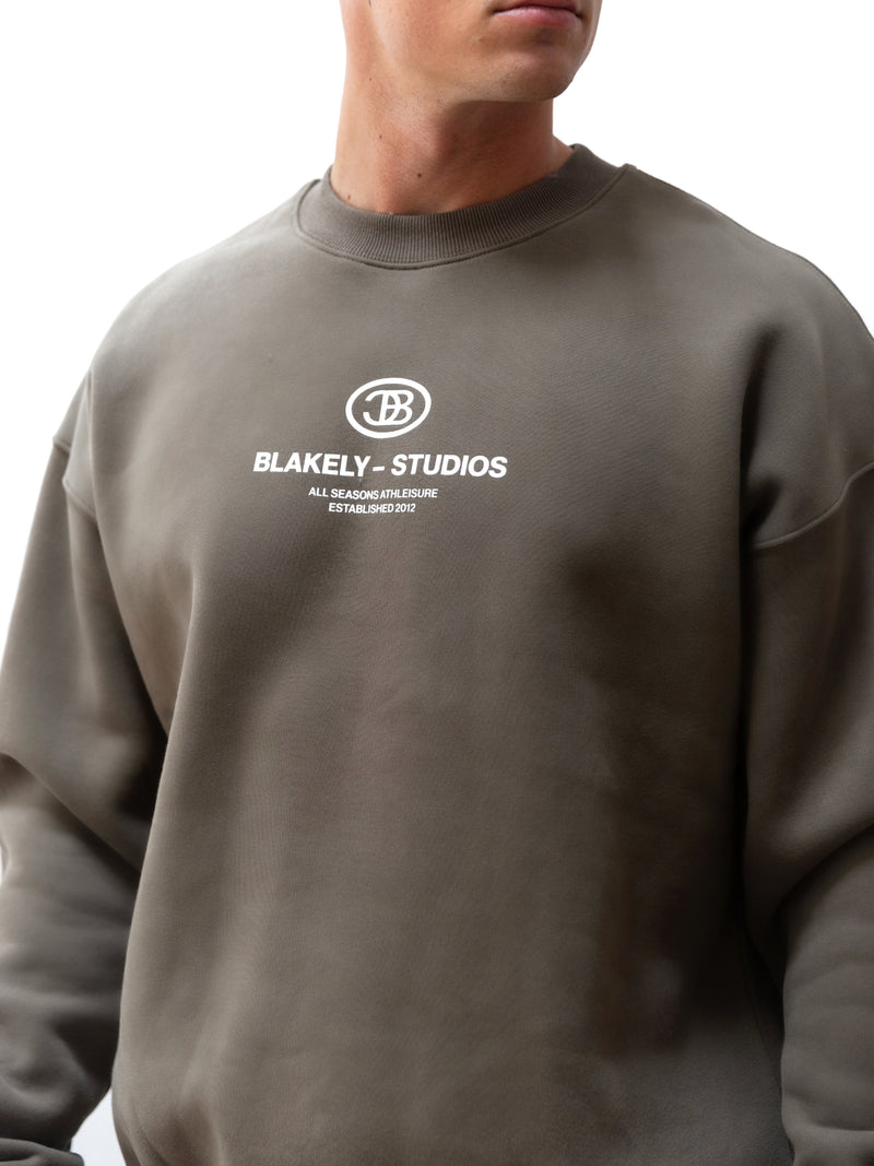 Mercer Relaxed Jumper - Khaki Brown