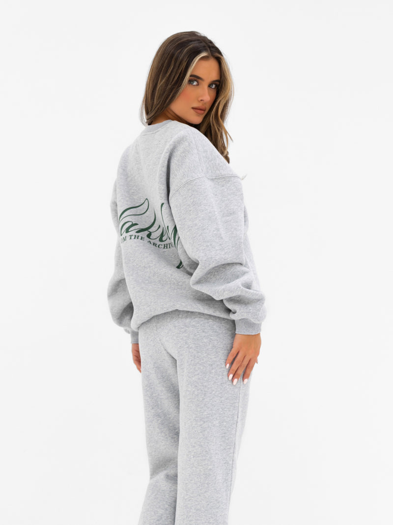Georgia Oversized Jumper - Marl Grey