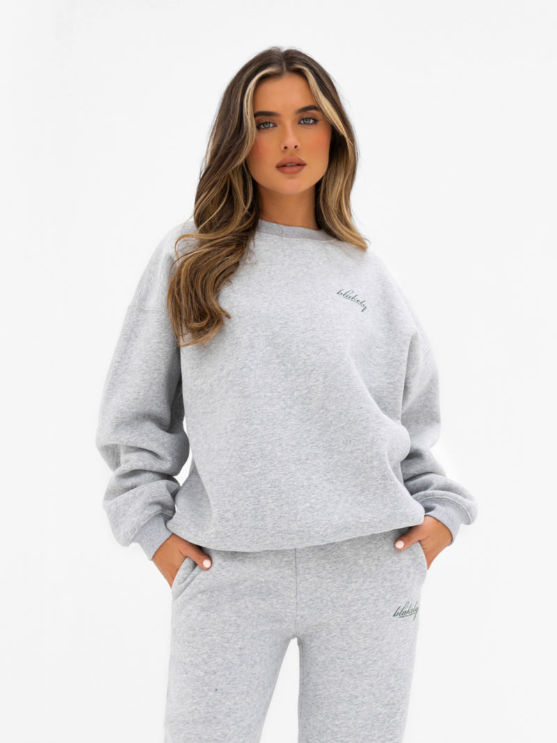 Georgia Oversized Jumper - Marl Grey