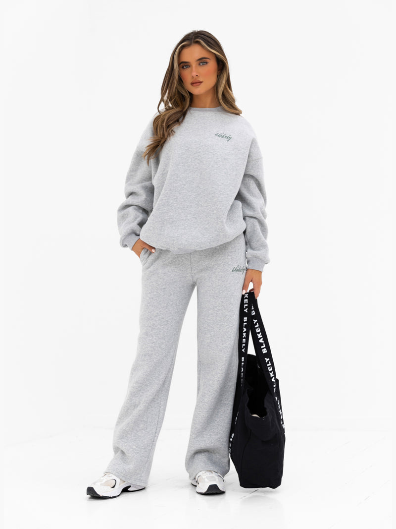 Georgia Oversized Jumper - Marl Grey