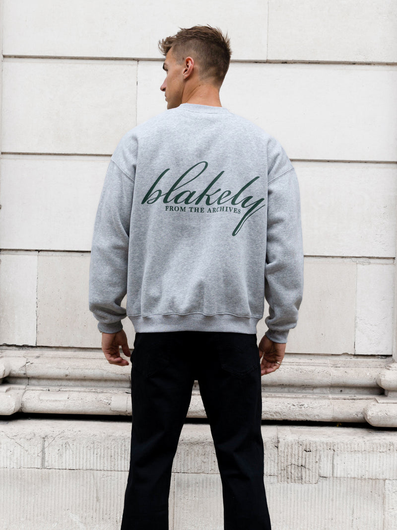 Austin Relaxed Jumper - Marl Grey