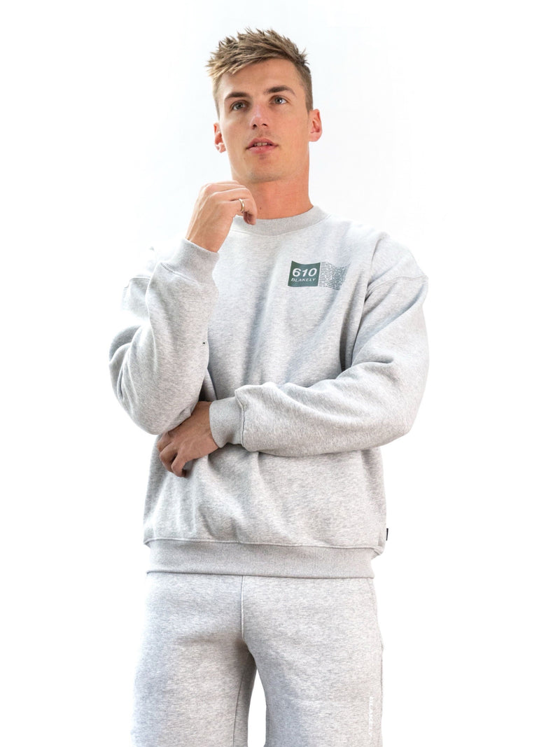 Tribeca 610 Relaxed Jumper - Marl Grey