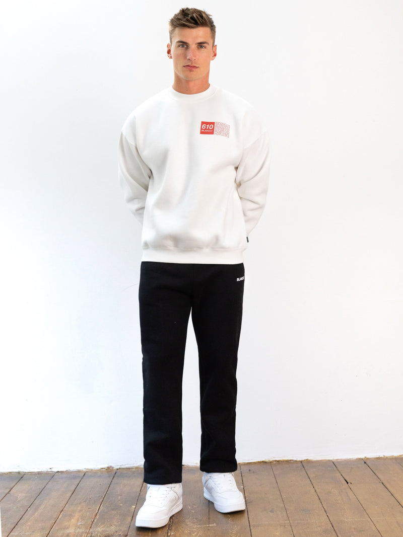 Tribeca 610 Relaxed Jumper - Flat White