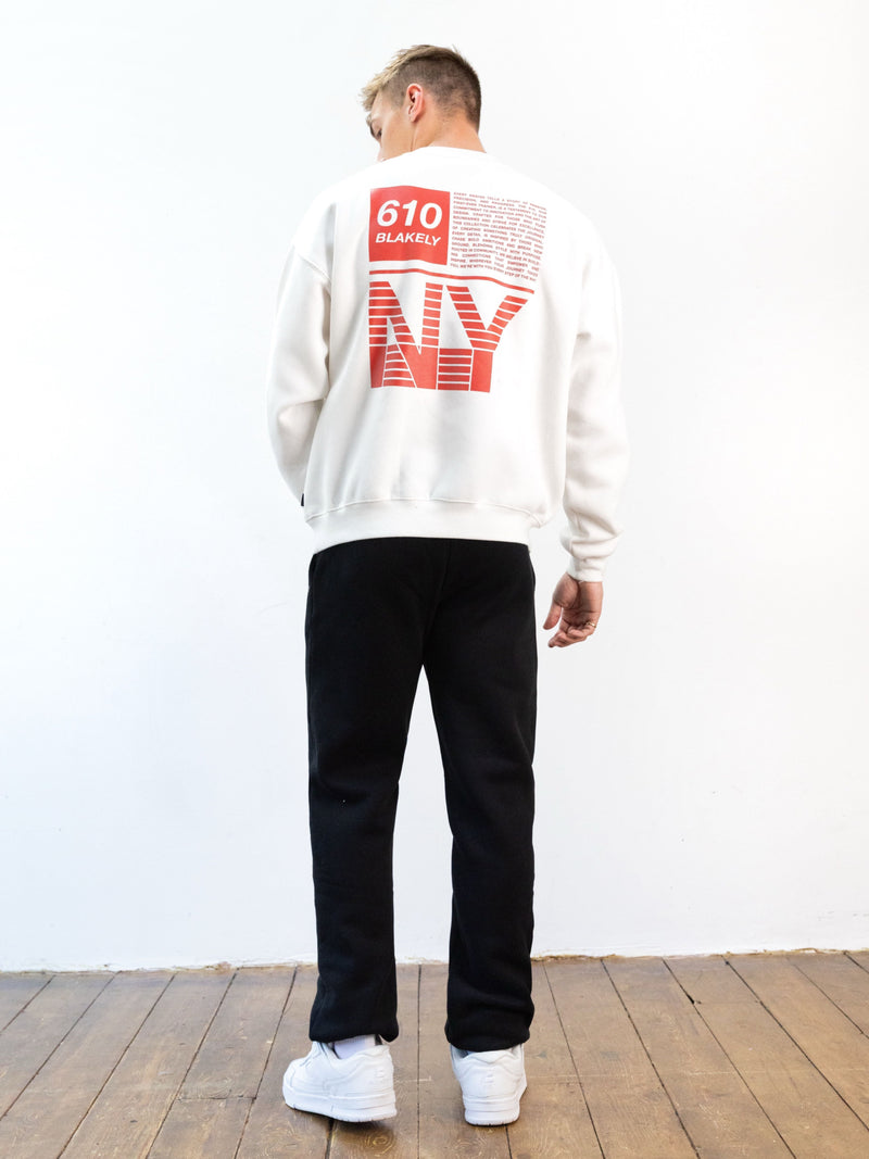 Tribeca 610 Relaxed Jumper - Flat White