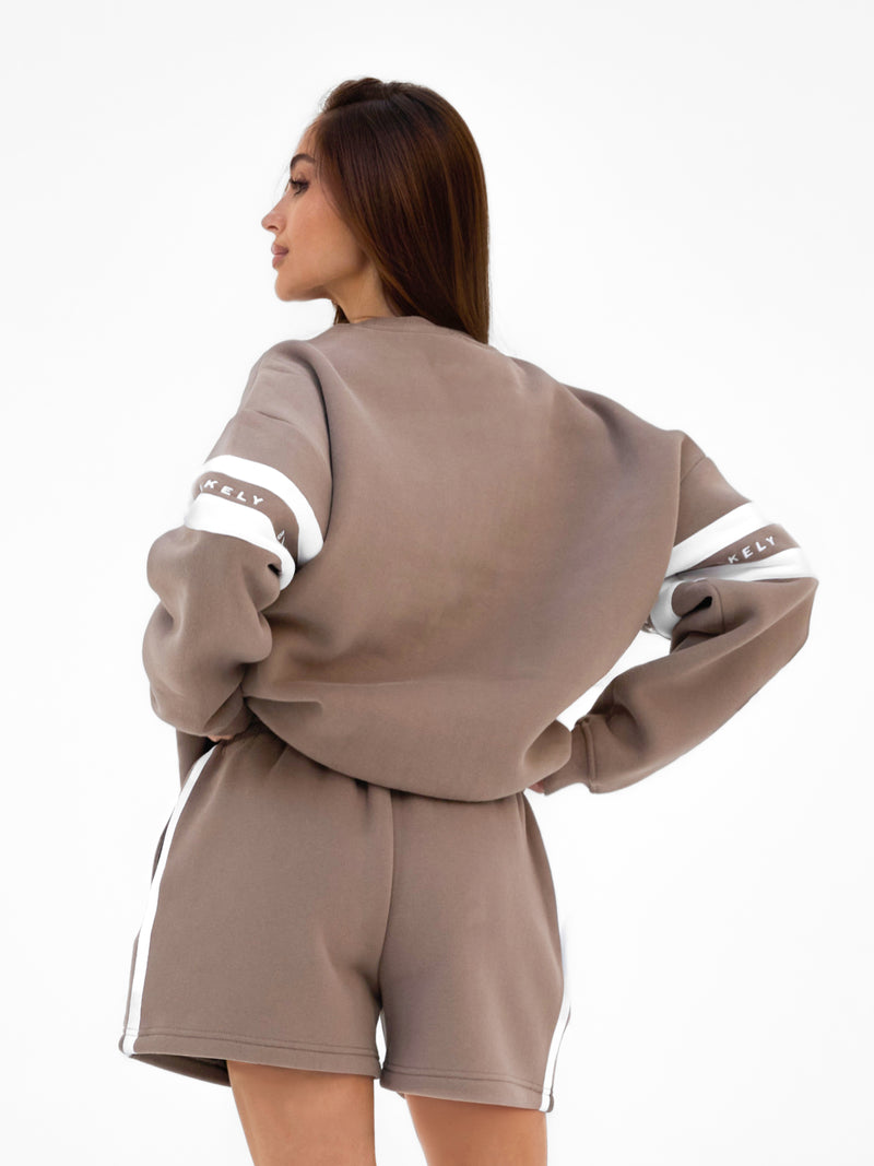 Lily Oversized Jumper - Light Brown