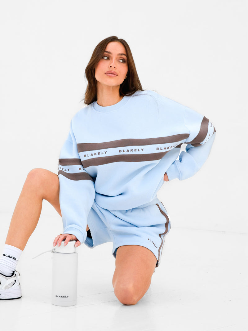 Lily Oversized Jumper - Powder Blue