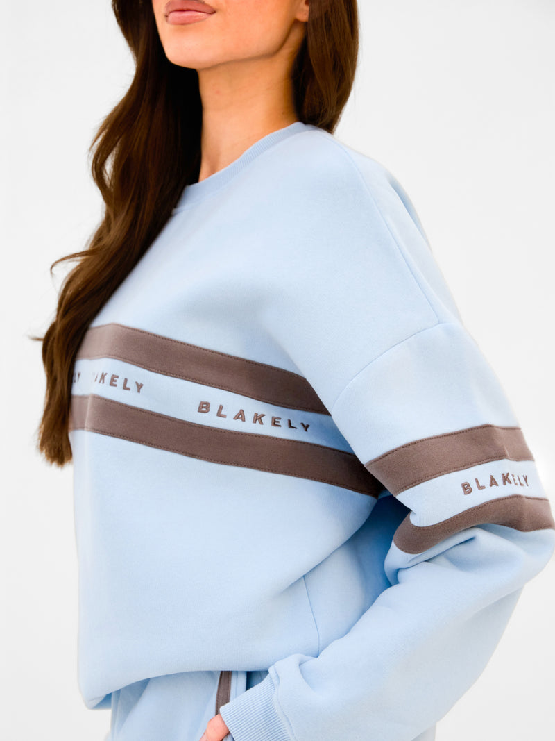 Lily Oversized Jumper - Powder Blue