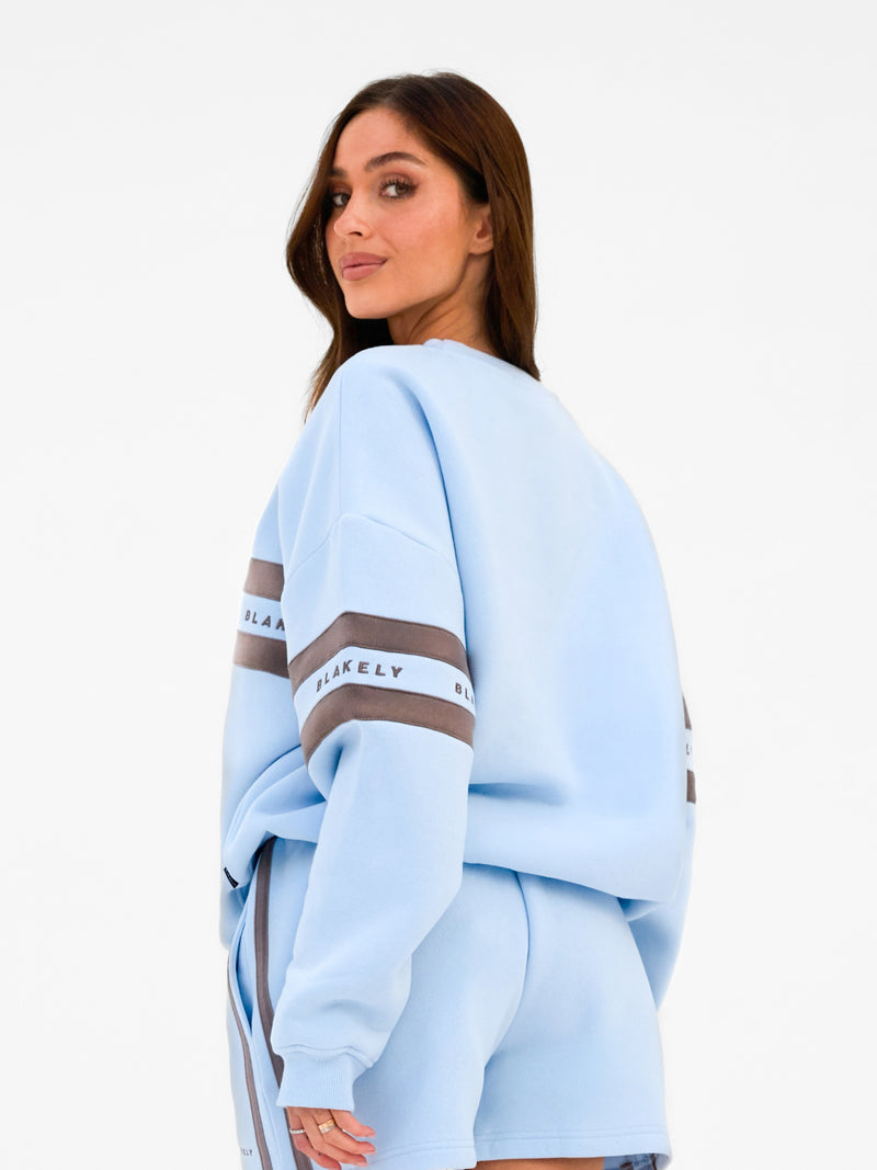 Lily Oversized Jumper - Powder Blue