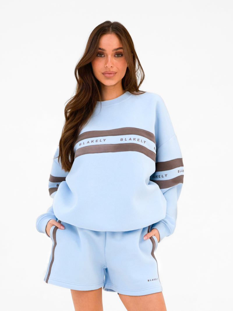 Lily Oversized Jumper - Powder Blue
