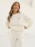 Riviera Initial Women's Jumper - Ivory