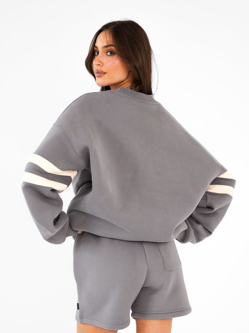Briston Oversized Jumper - Smoky Grey