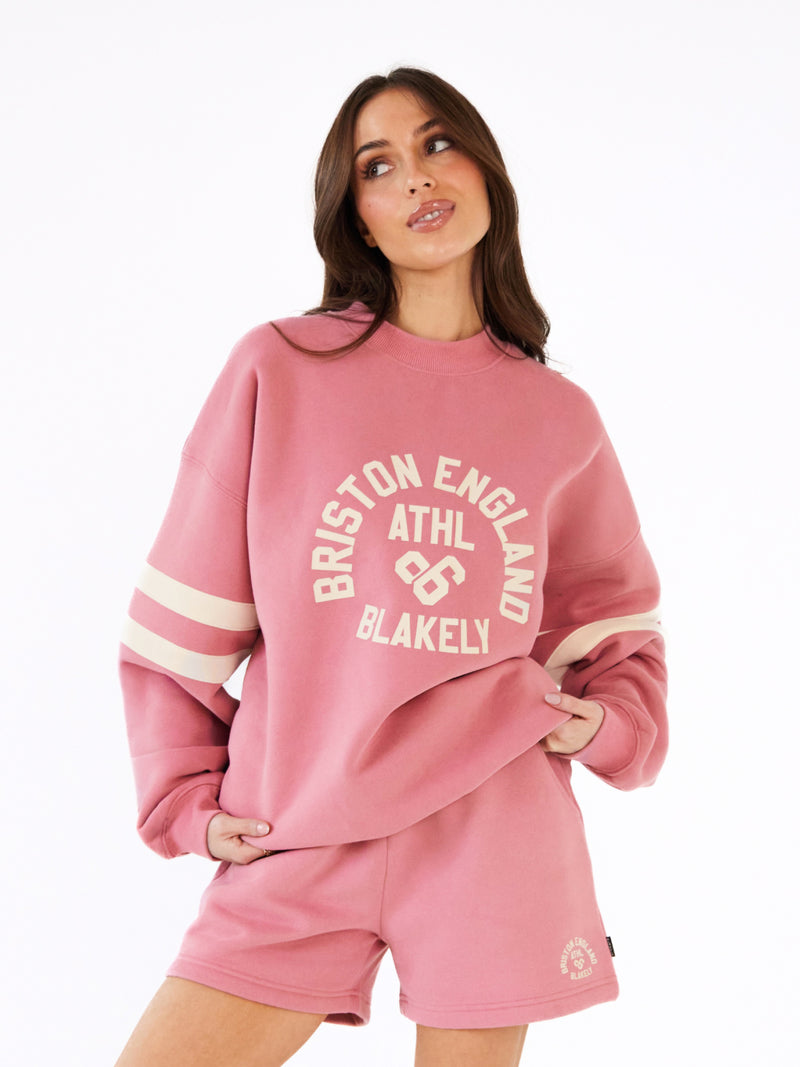 Briston Oversized Jumper - Warm Rose