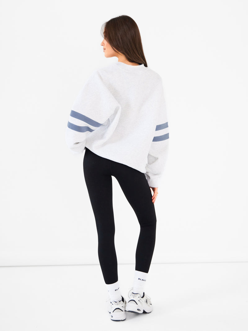Briston Oversized Jumper - Marl White