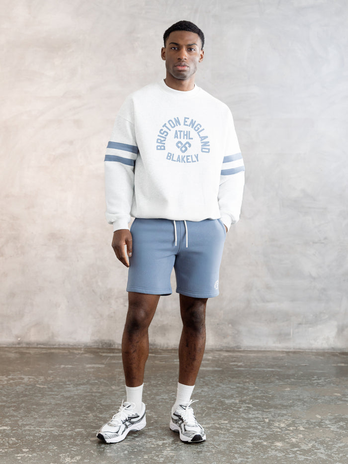 Briston Relaxed Jumper - Marl White