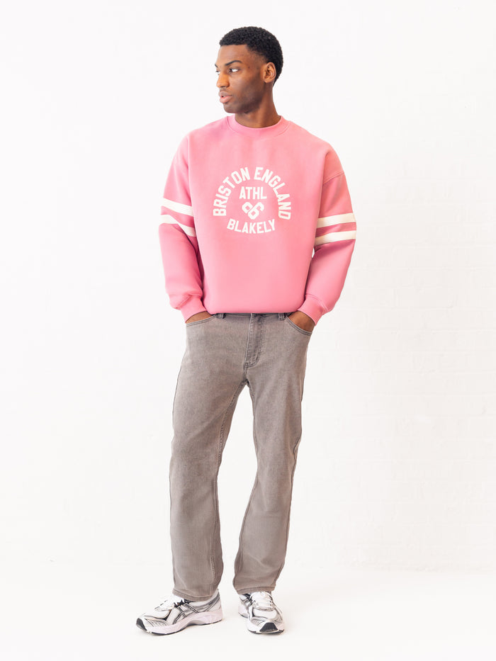 Briston Relaxed Jumper - Warm Pink