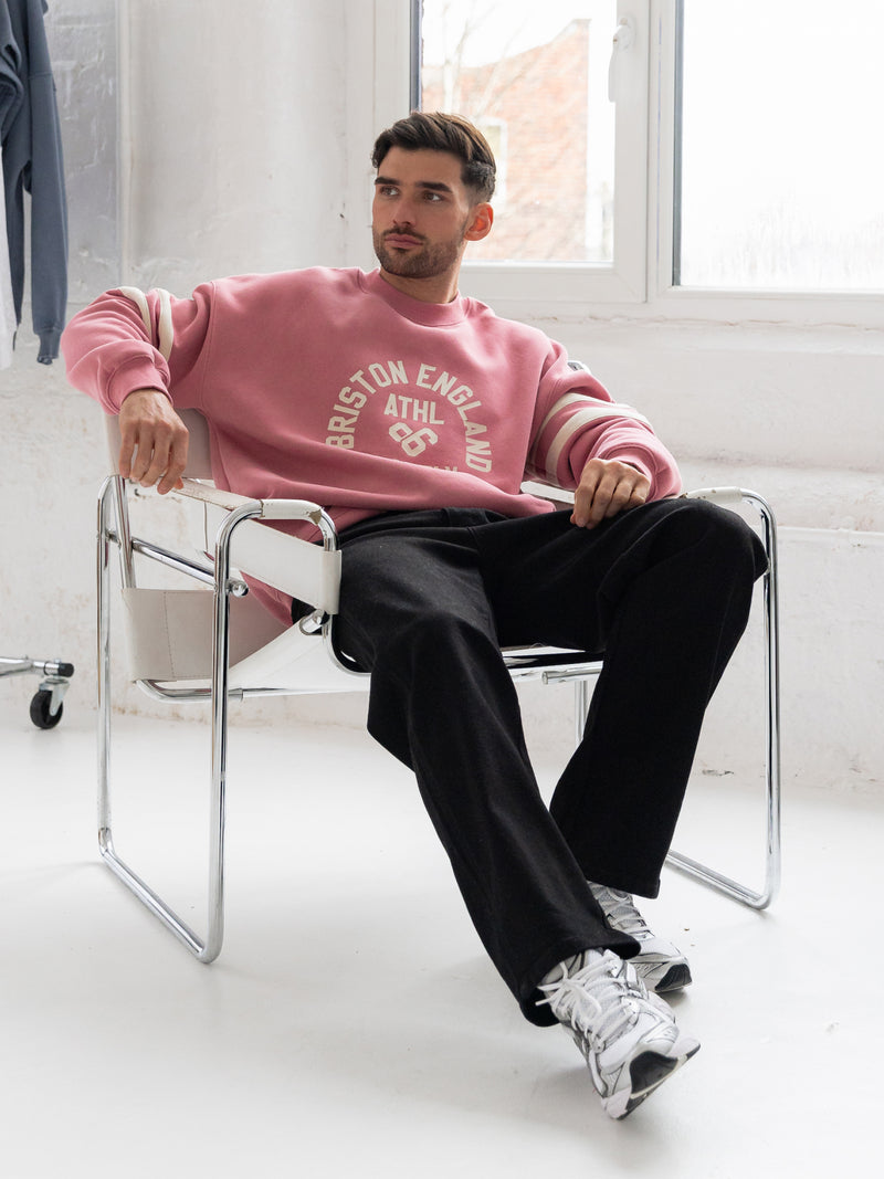 Briston Relaxed Jumper - Warm Pink