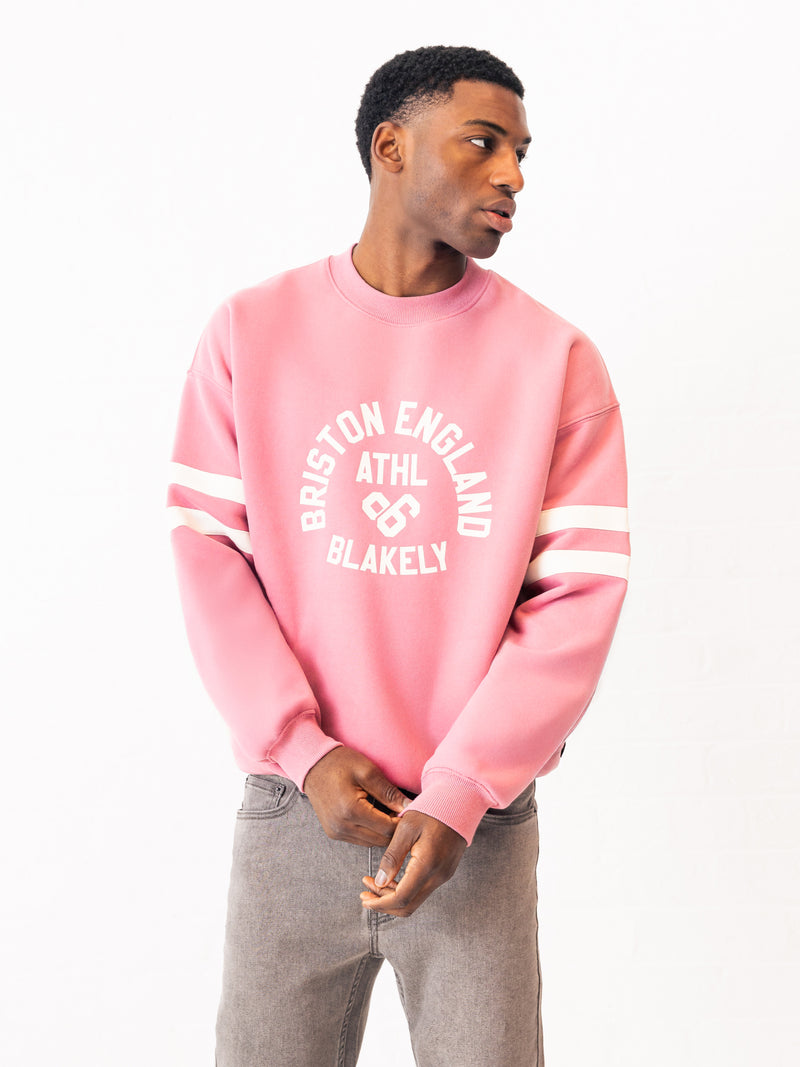 Briston Relaxed Jumper - Warm Pink