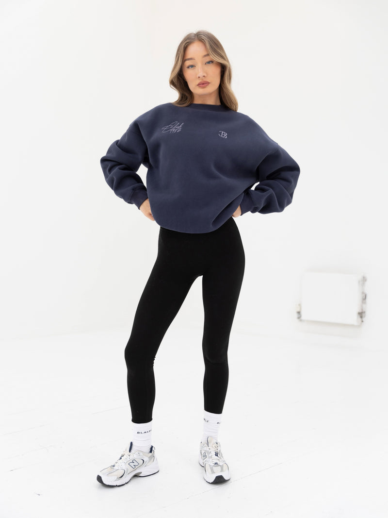 Club Oversized Jumper - Navy