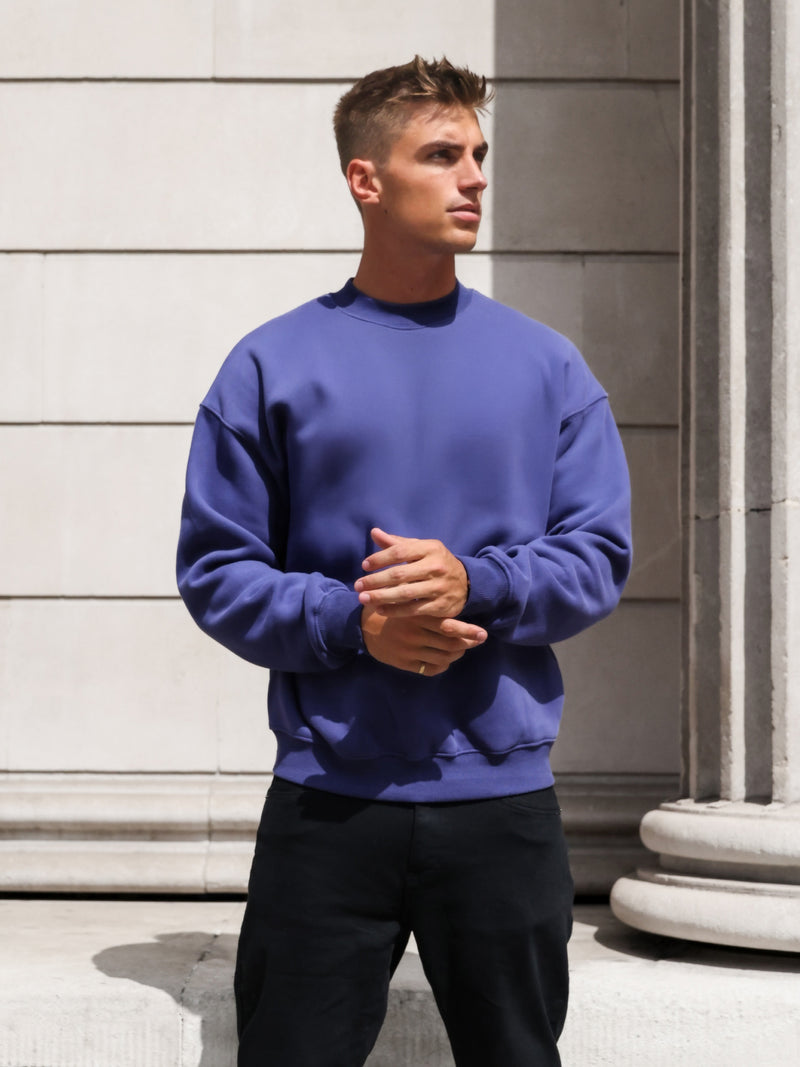 Enzo Relaxed Jumper - Bold Purple