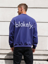 Enzo Relaxed Jumper - Bold Purple