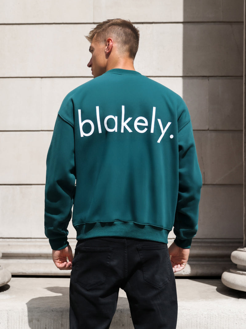 Enzo Relaxed Jumper - Deep Green