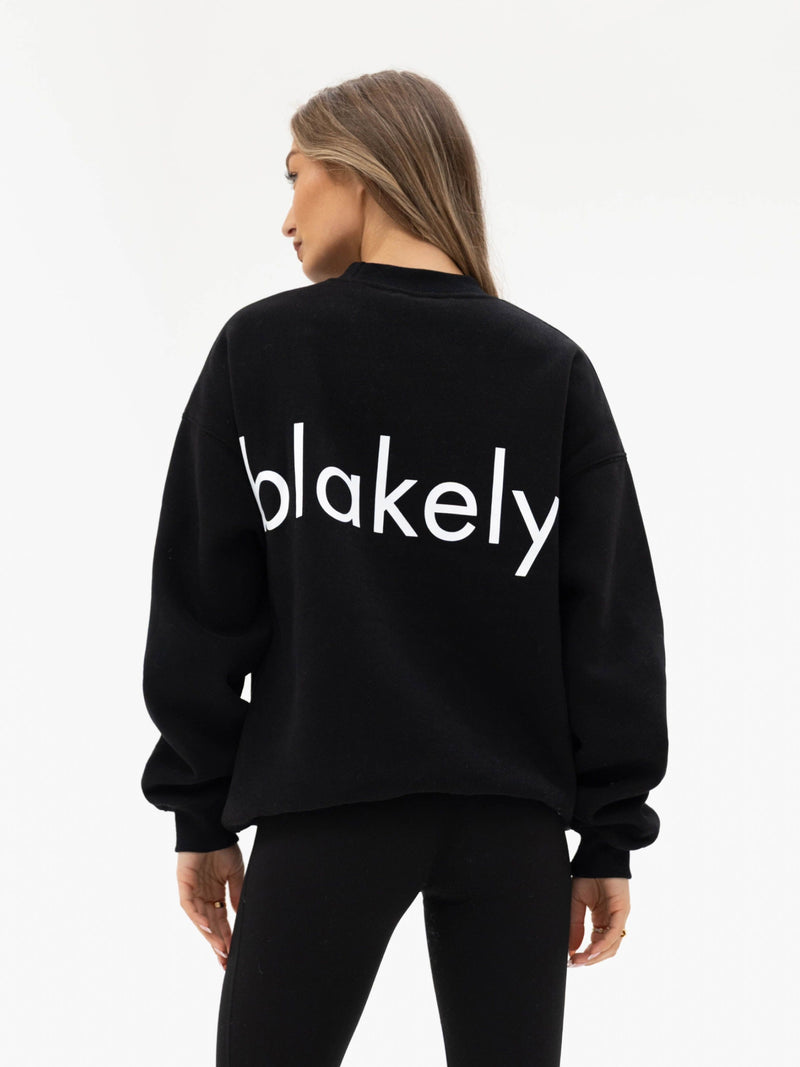 Thea Oversized Jumper - Black