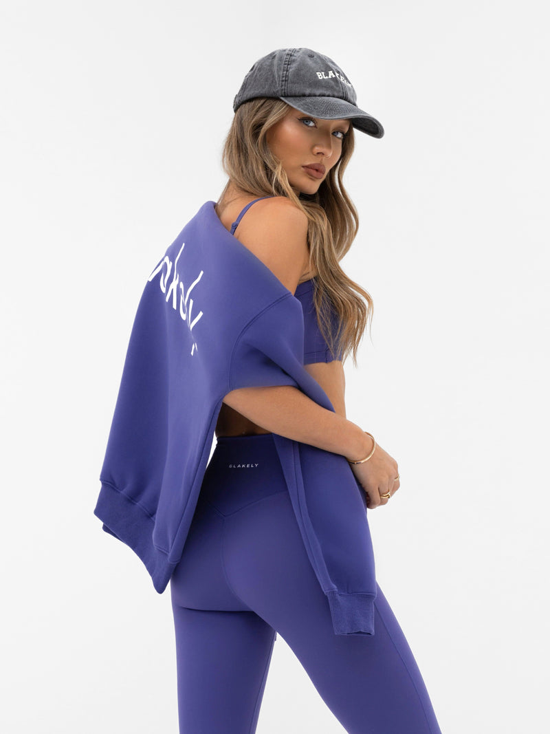 Thea Oversized Jumper - Bold Purple