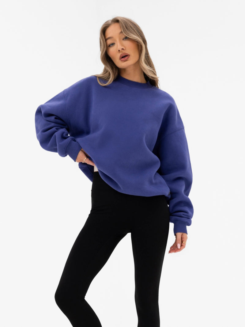 Thea Oversized Jumper - Bold Purple