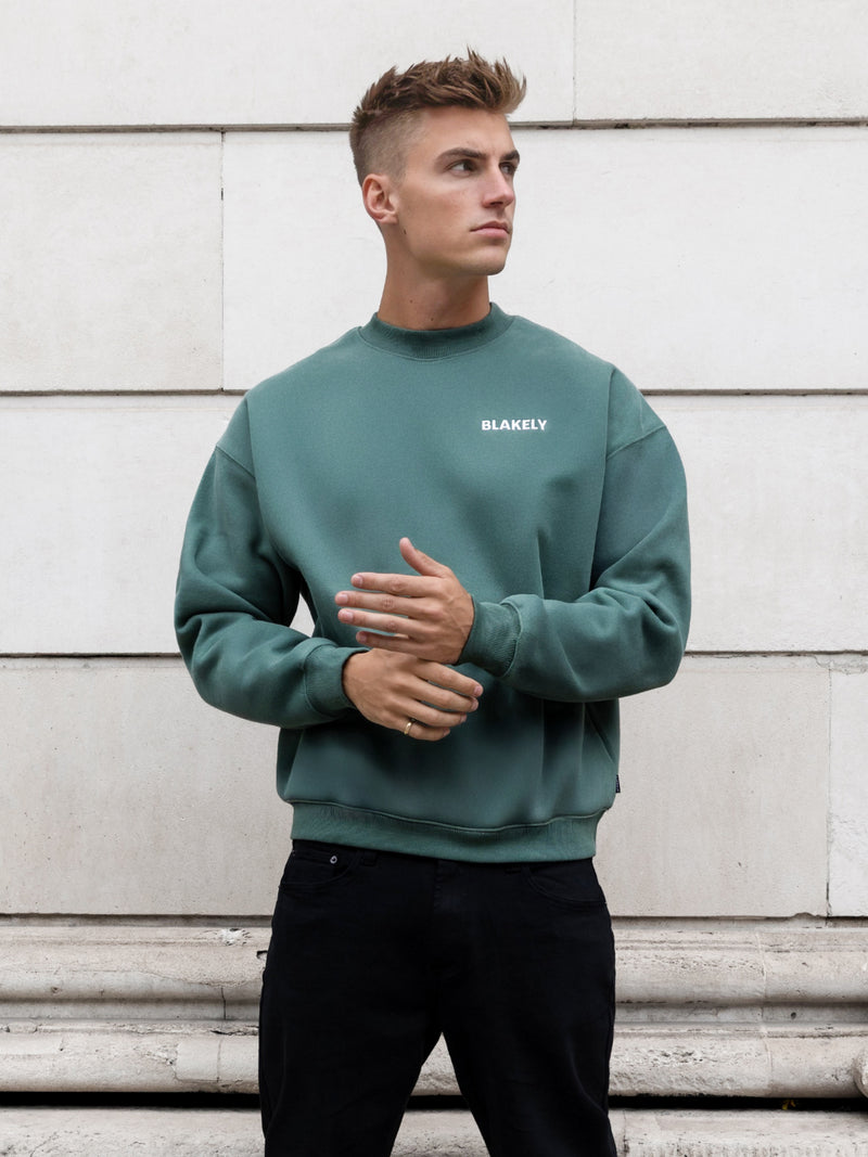 Jordan Relaxed Jumper - Vintage Green
