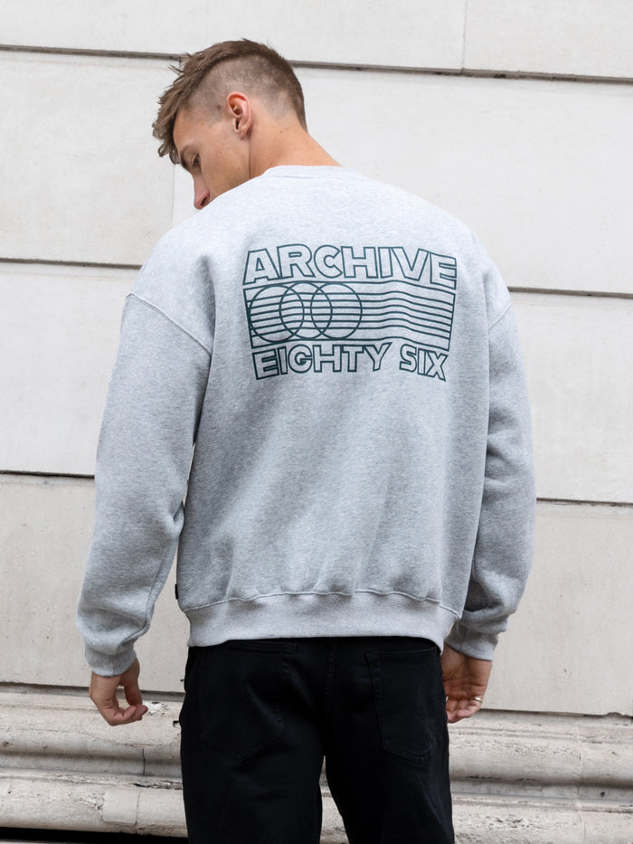 Jordan Relaxed Jumper - Marl Grey