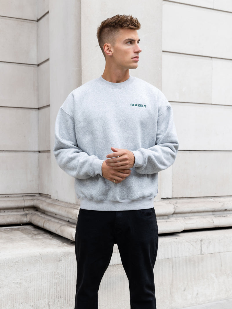 Jordan Relaxed Jumper - Marl Grey