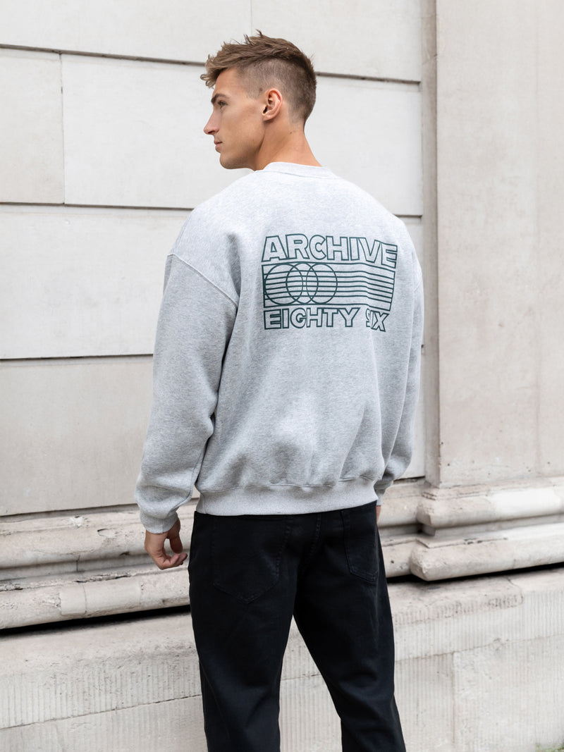 Jordan Relaxed Jumper - Marl Grey