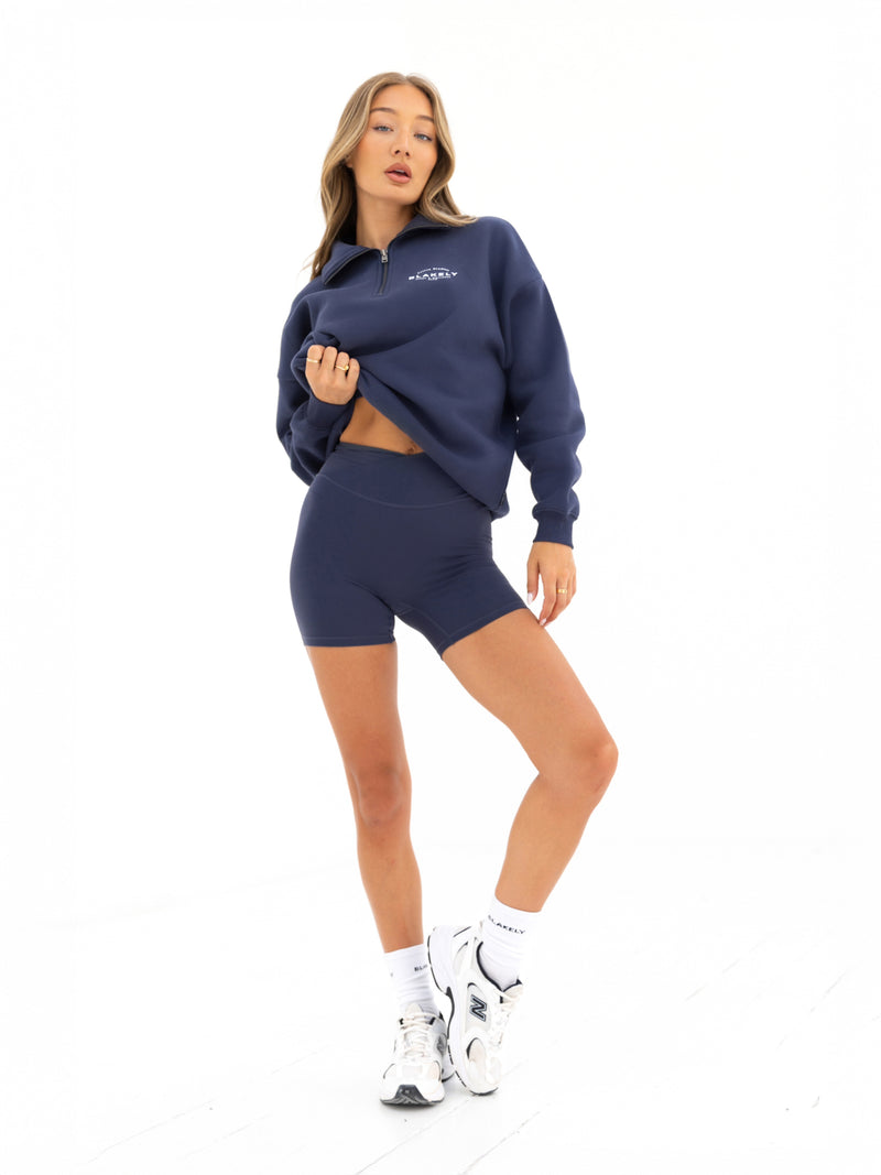 Active Studios 1/4 Zip Jumper - True Navy