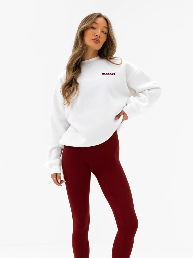 Naomi Oversized Jumper - Flat White