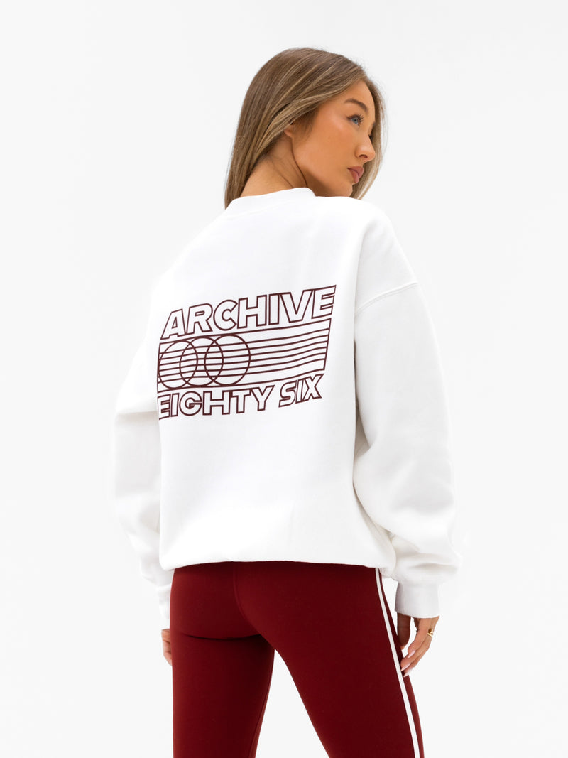 Naomi Oversized Jumper - Flat White