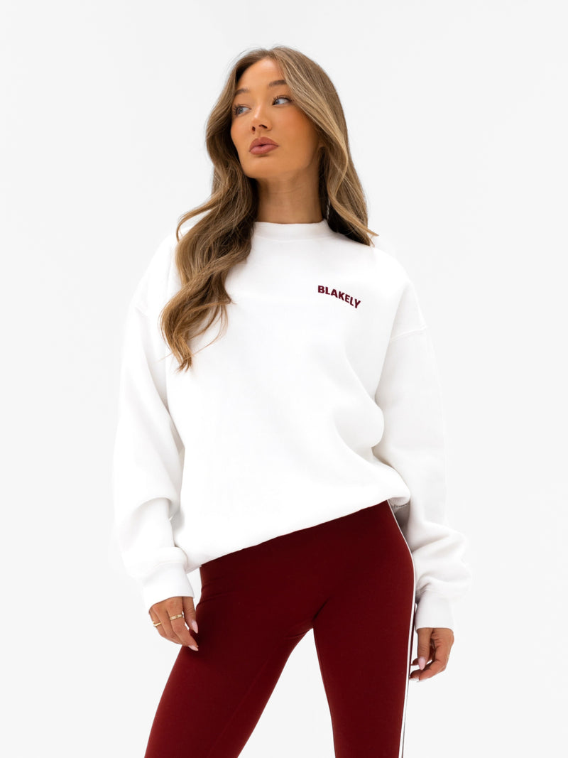 Naomi Oversized Jumper - Flat White