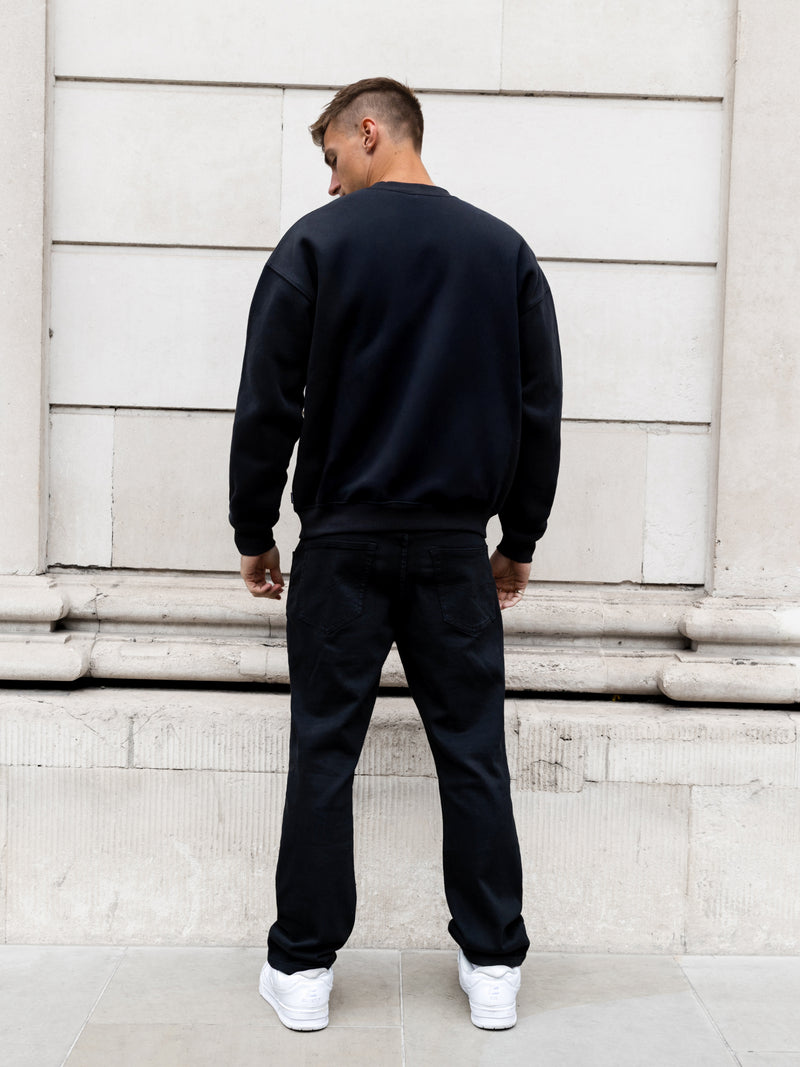 Marlo Relaxed Jumper - Black