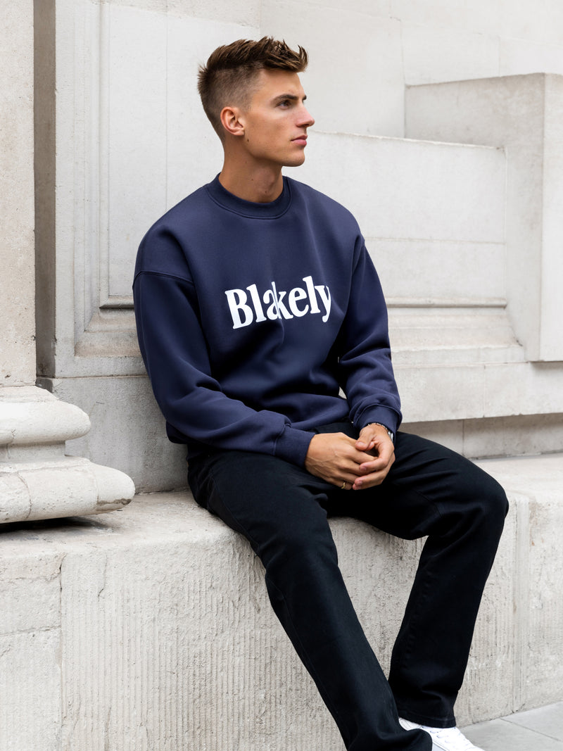 Marlo Relaxed Jumper - True Navy