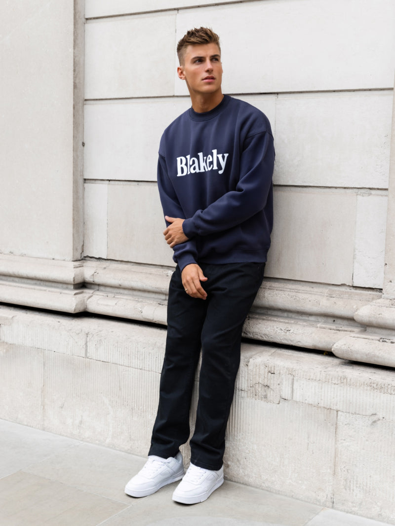 Marlo Relaxed Jumper - True Navy