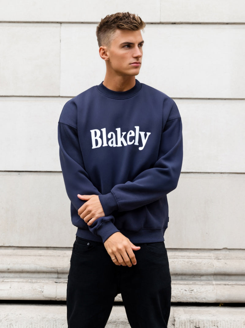 Marlo Relaxed Jumper - True Navy