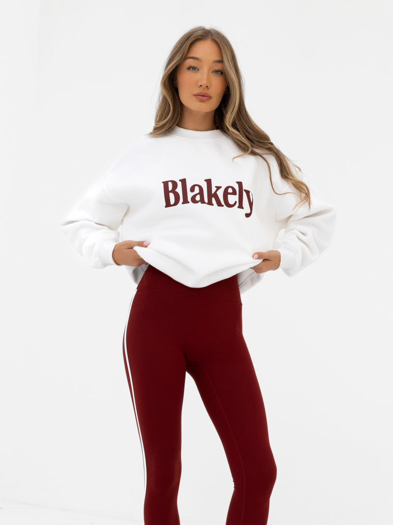 Jada Oversized Jumper - Flat White