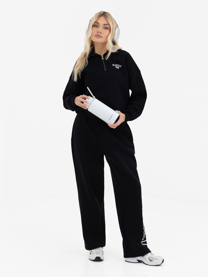 Alexis 1/4 Zip Jumper - Black