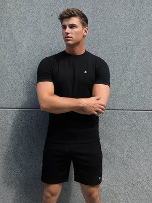 Toulon Textured T-Shirt - Black