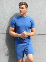 Toulon Textured T-Shirt - Blue