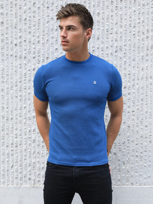 Toulon Textured T-Shirt - Blue