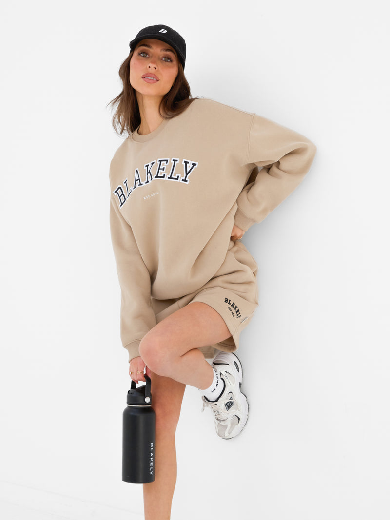 Heritage Jogger Shorts - Tan