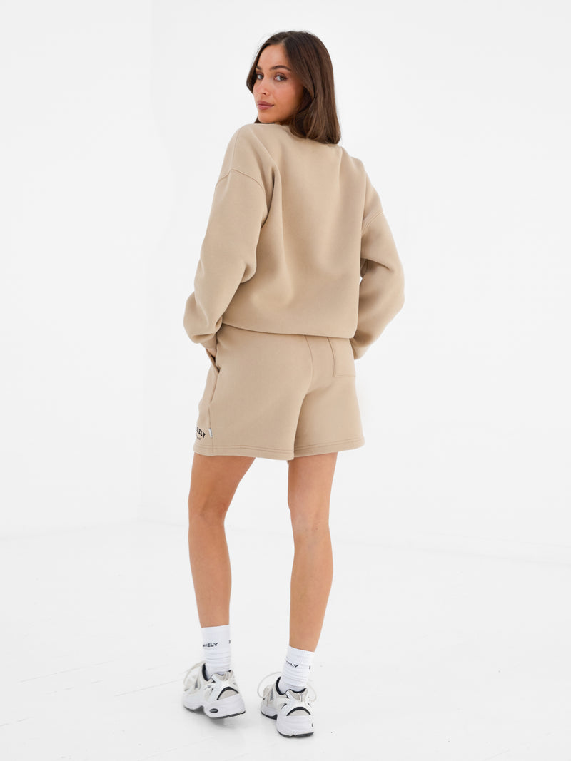 Heritage Jogger Shorts - Tan