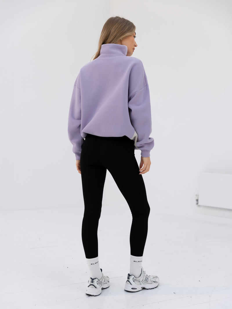 Panel 1/4 Zip Jumper - Violet